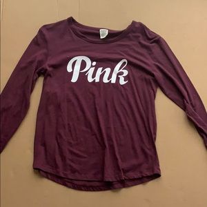Pink longsleeve T-shirt
